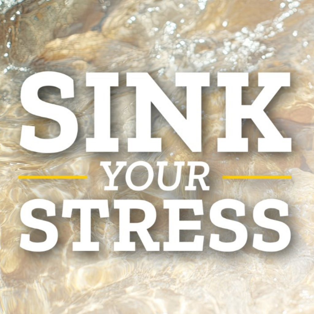 Free Online Health Program, Sink your Stress promotional image